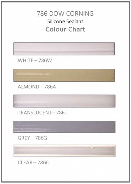 Dow Corning 786 Silicone Sealant Color Chart