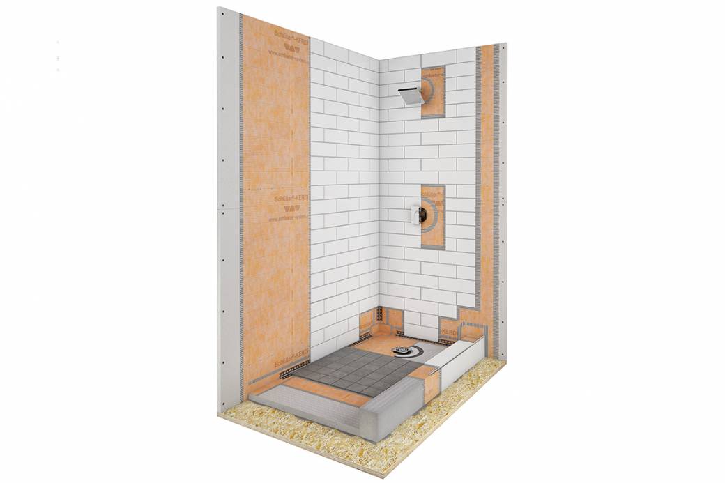 KERDI SHOWER KIT WITHOUT DRAIN | Centura London and Windsor